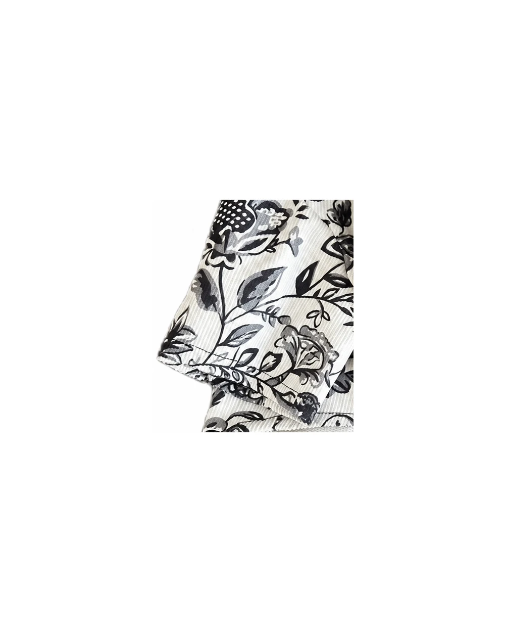 Textured corduroy shell detail for Vintage Floral Dog Shirt